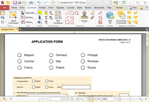 Tabs Guide Form Tab Add Radio Buttons To Documents