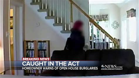 Nanny Cam Catches Alleged Thief In The Act During A Realtors Open House Youtube