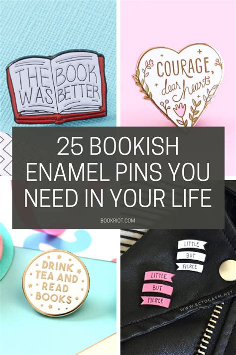 25 Bookish Enamel Pins You Need In Your Life
