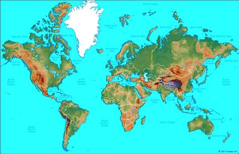 22 World Map Mountains Photos World Map Blank Printable