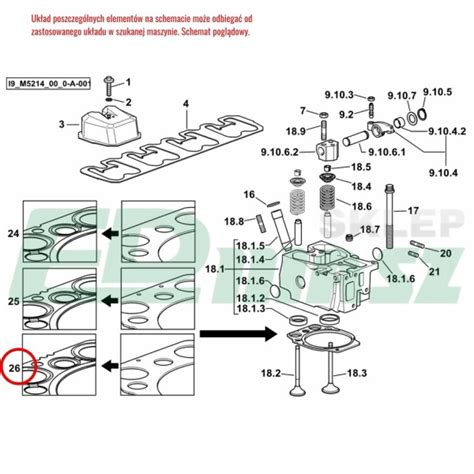 Uszczelka głowicy pod głowicę 1 4 mm 0 015 9191 0 ORYGINAŁ