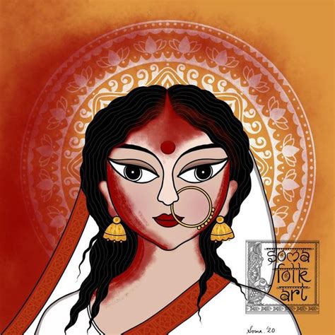 Buy Print Sindur Khela Bengali Woman Indian Folk Wall Art Home Online