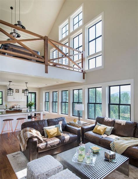 40 Cozy Modern Farmhouse Apartment Living Room Decorating