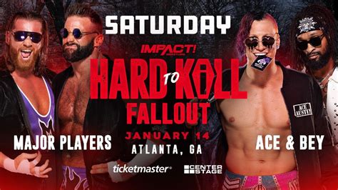 Impact Wrestling Anuncia Cuatro Combates Para Impact Hard To Kill