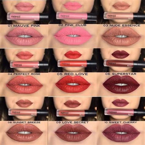 Farmasi Liquid Lip Lipstick Pictures Lipstick Matte Liquid Lipstick