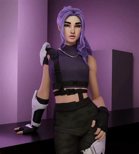 Fortnite Girl 💜 Gamer Girl Hot Skin Images Gaming Profile Pictures