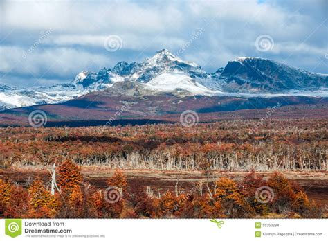 Autumn In Patagonia Cordillera Darwin Tierra Del Fuego