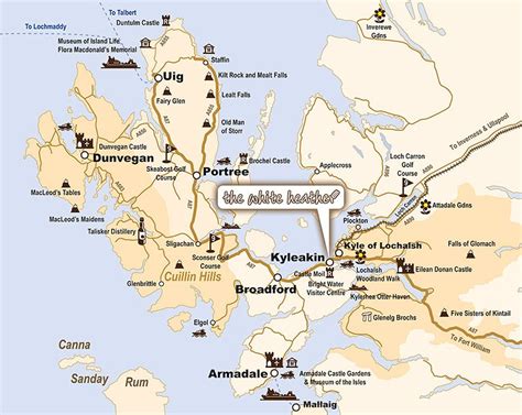 Map Of Isle Of Skye Isle Of Skye Tourist Information Best Vacation