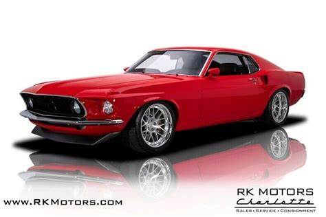 1969 Ford Mustang Red Fastback 50l Coyote Aluminator V8 6 Speed Manual