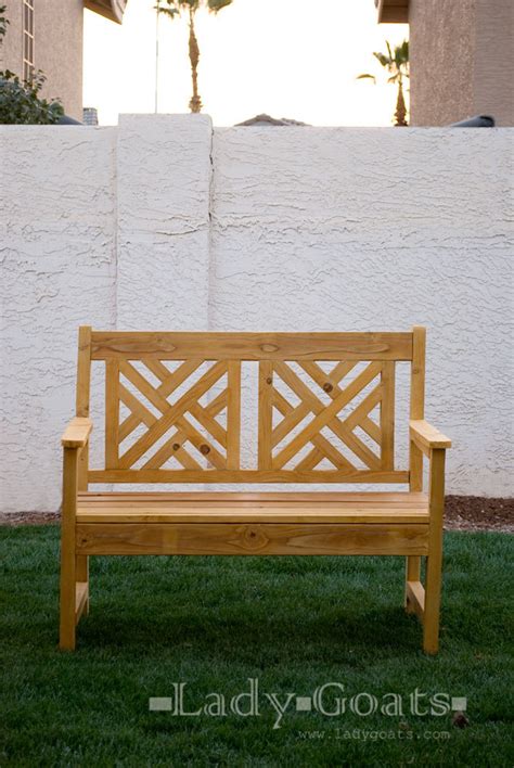 Ana White Woven Back Bench Diy Projects