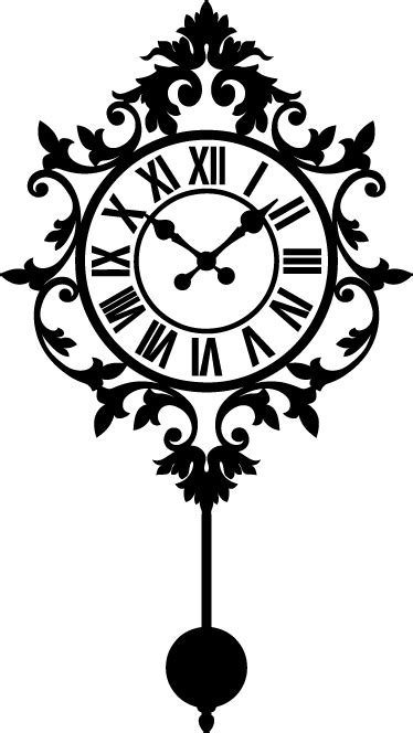 Download Vintage Clock Wall Sticker Vintage Clock Vector Hd