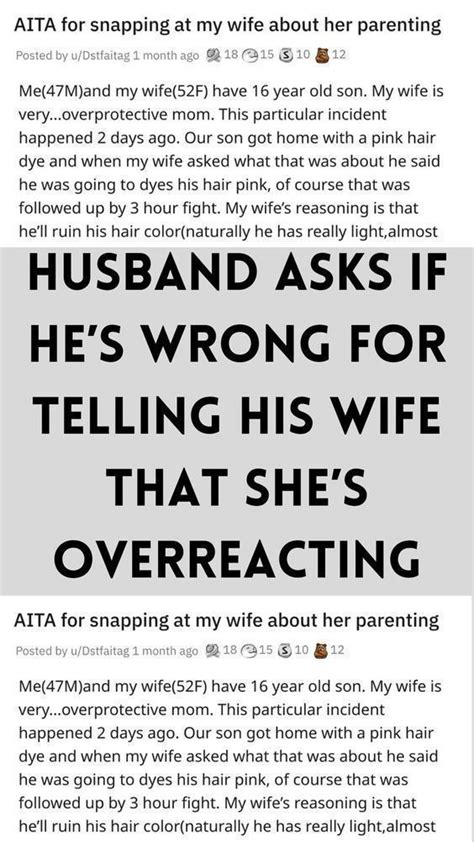 The Text Is In Black And White Which Reads Husband Asks If Hes Wrong