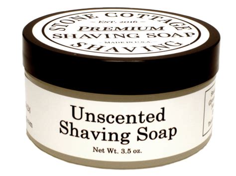 Wet shaving with a shaving soap bar is less expensive, more environmentally friendly, and easier on the skin than conventional shaving methods. Unscented Premium Shaving Soap