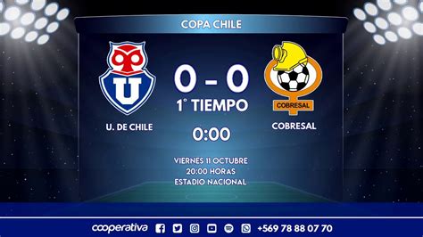The soccer teams universidad de chile and cobresal played 35 games up to today. U. de Chile vs. Cobresal - Copa Chile 2019 - YouTube