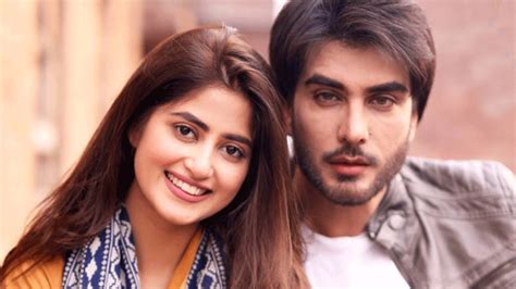 A Funny Bts From The Photo Shoot Of Sajal Aly And Imran Abbas Reviewitpk