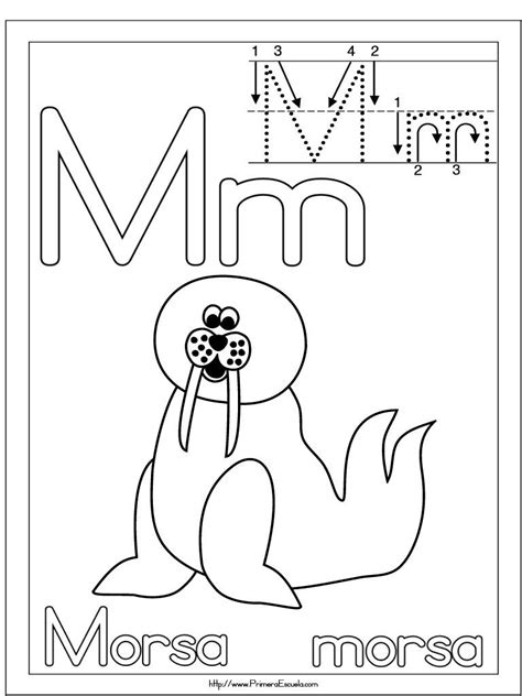 Atividades de alfabetização e desenhos para colorir com a consoante letra M ESPAÇO EDUCAR