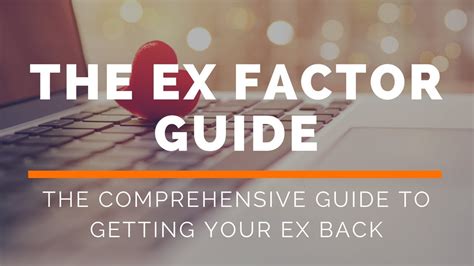 The Ex Factor Guide Review Dont Buy It Before You Watch This Youtube