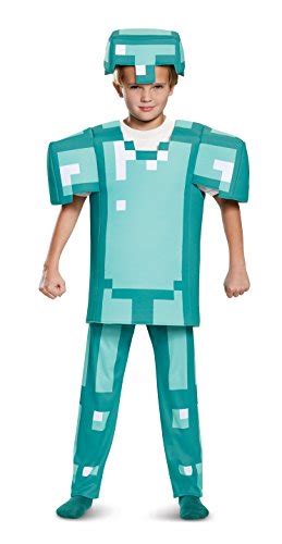 Armor Deluxe Minecraft Costume Blue Small Compra En Amazon