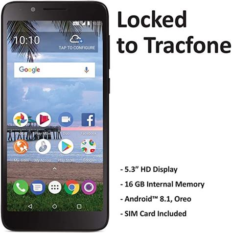 Tracfone Carrier Locked Tcl Lx 4g Lte Prepaid Smartphone