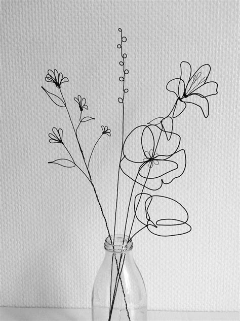 Wire Hanger Crafts Wire Crafts Mural Floral Floral Wall Decor Deco
