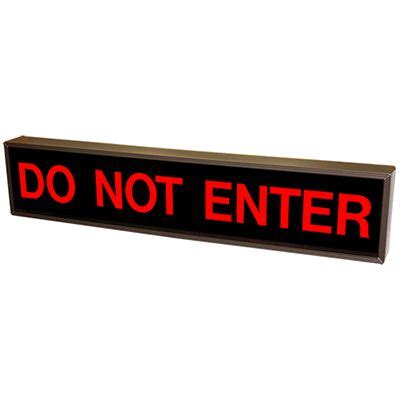Do Not Enter Backlit Led Sign Seton Canada