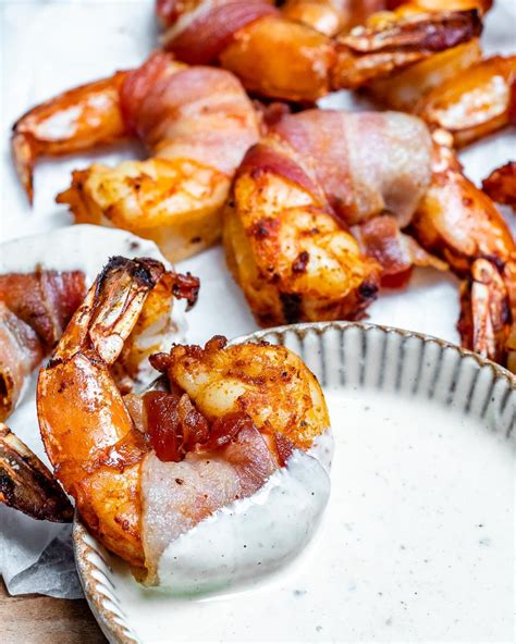 Keto Bacon Wrapped Shrimp Recipe Blondelish Com