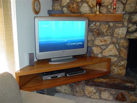 Large Floating Corner Shelf For Tv Book Shelf Idea