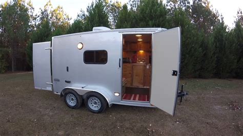 Cargo Trailer Conversion To Camper Youtube
