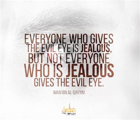 Everyone Who Gives The Evil Eye Is Jealous But Not Everyone Who Is