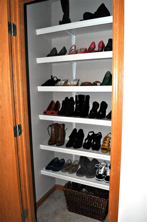 The boxes stack perfectly on top of each other, allowing you to put them. Always Chasing Life: My DIY Shoe Closet