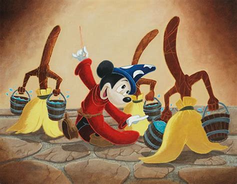 Fantasia Mickeys Broom Dance Walt Disney Storybooks World Wide