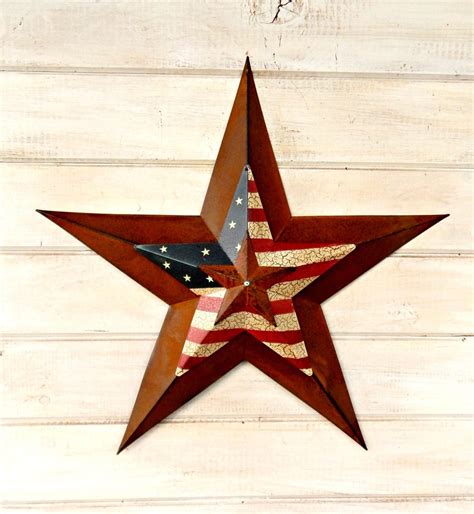 Star Home Decor Star Wall Hanging Primitve American Barn Star