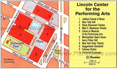 Lincoln Center New York City Map My Blog