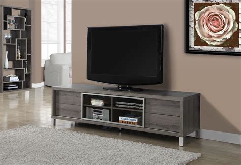Monarch Specialties Tv Stand 70 Inch L Dark Taupe Euro Style The