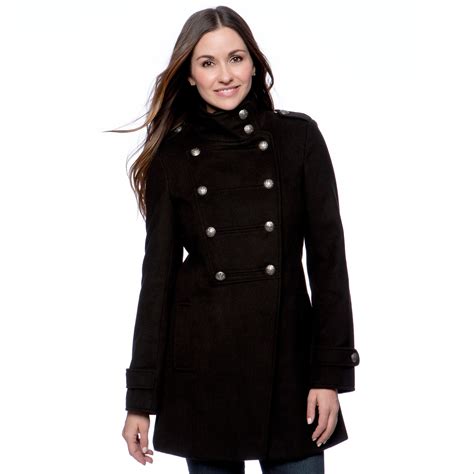 Shop Maralyn And Me Womens Double Breasted Military Coat Free Shipping