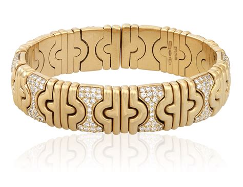 Bulgari Parentesi Gold And Diamond Cuff Bracelet Christies