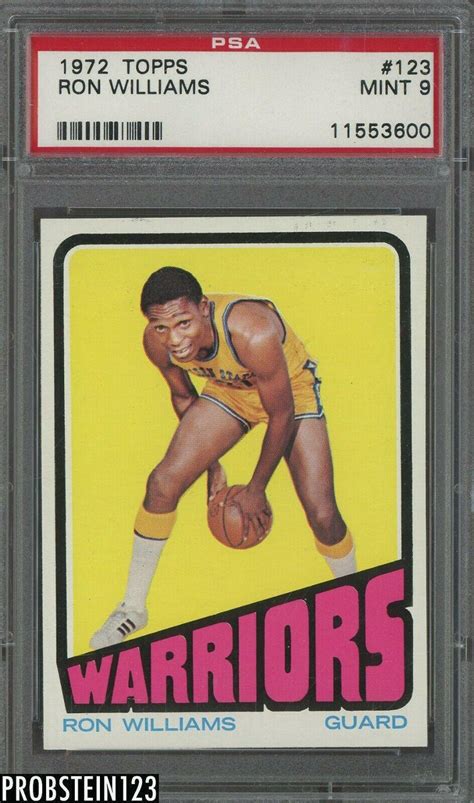 Ron Williams 123 Prices 1972 Topps Basketball Cards