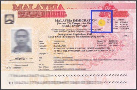Malaysia Work Permit Visa