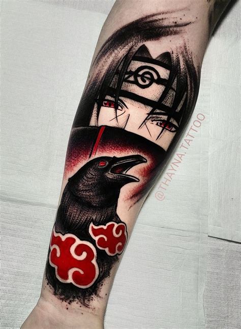 Imagem De Tatuagem Muito Maneira De Itachi Uchiha Do Anime Naruto