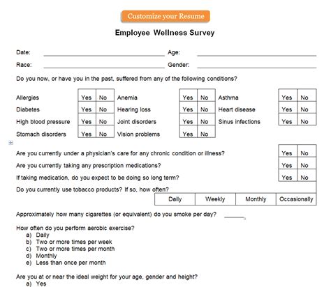 Download 18 Free Survey Templates Word Word Excel Formats