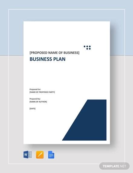 Free 12 Sample Professional Business Plan Templates In Pdf Ms Word