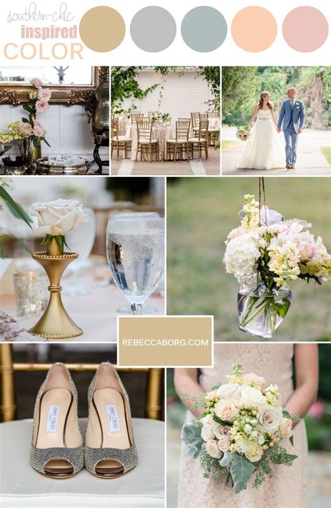 Color hex is a useful online tool with a collection of almost 40,000 color. southern chic palette | Wedding color schemes gold ...