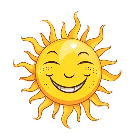 태양 노란색 만화 따뜻한 맑은 날씨 햇빛 햇살 Png 일러스트 및 이미지 에 대한 무료 다운로드 Pngtree