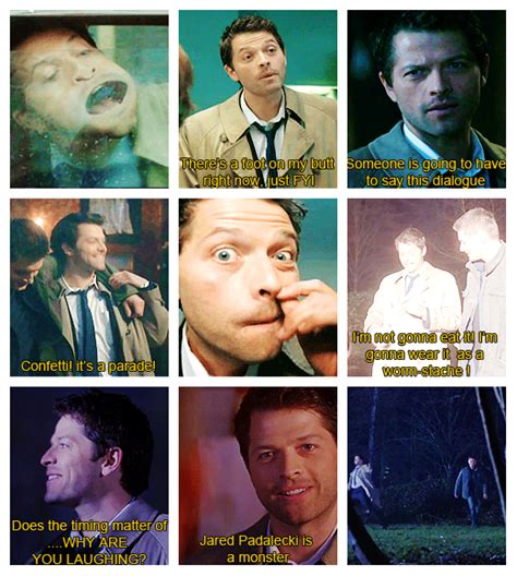 Misha Is One Beautiful Man I Must Say Supernatural Funny Supernatural Destiel Supernatural