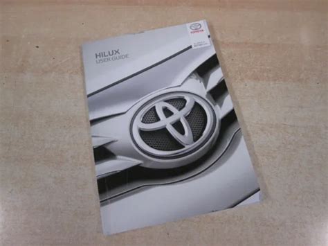 Genuine Toyota Hilux Owners Manual Handbook 2014 2017 Inc Sat Nav 18