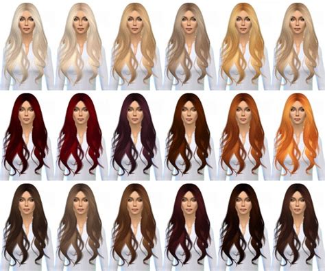 Sims 4 Hairs Miss Paraply Alessos Quantum Hairstyle Retextured