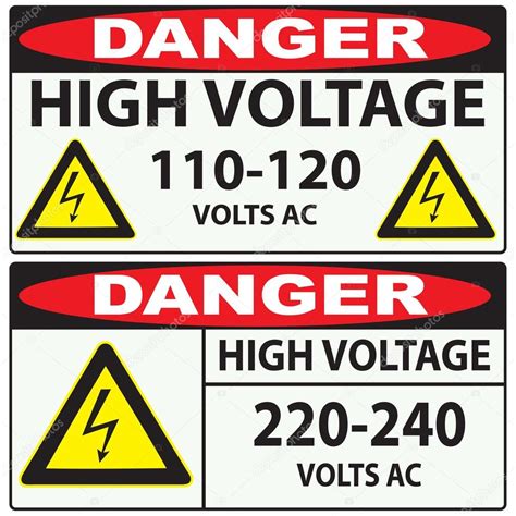High Voltage Danger — Stock Vector © Vipdesignusa 104063330