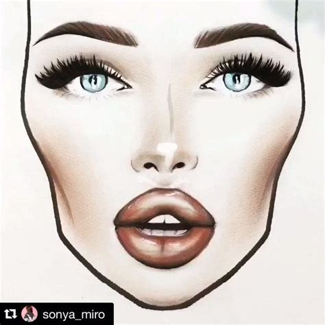 66 Best Face Chart Images On Pinterest Mac Face Charts Beauty Makeup