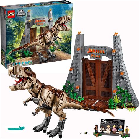 Lego Jurassic World Parque Jurásico Caos Del T Rex Set De
