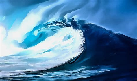 Atlantic Ocean Wave Free Printable Wall Art Free